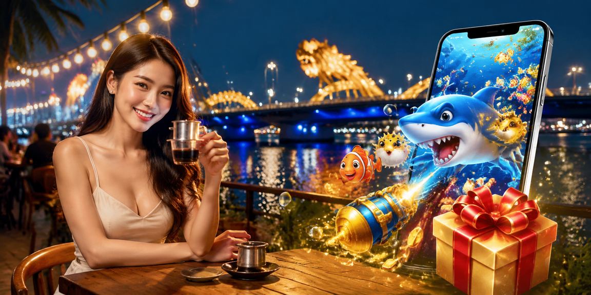 Người dùng Đà Nẵng uống cà phê và trải nghiệm trò chơi bắn cá cùng sự kiện thể thao trực tuyến